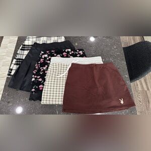 Bundle of Size Small Mini Skirts
